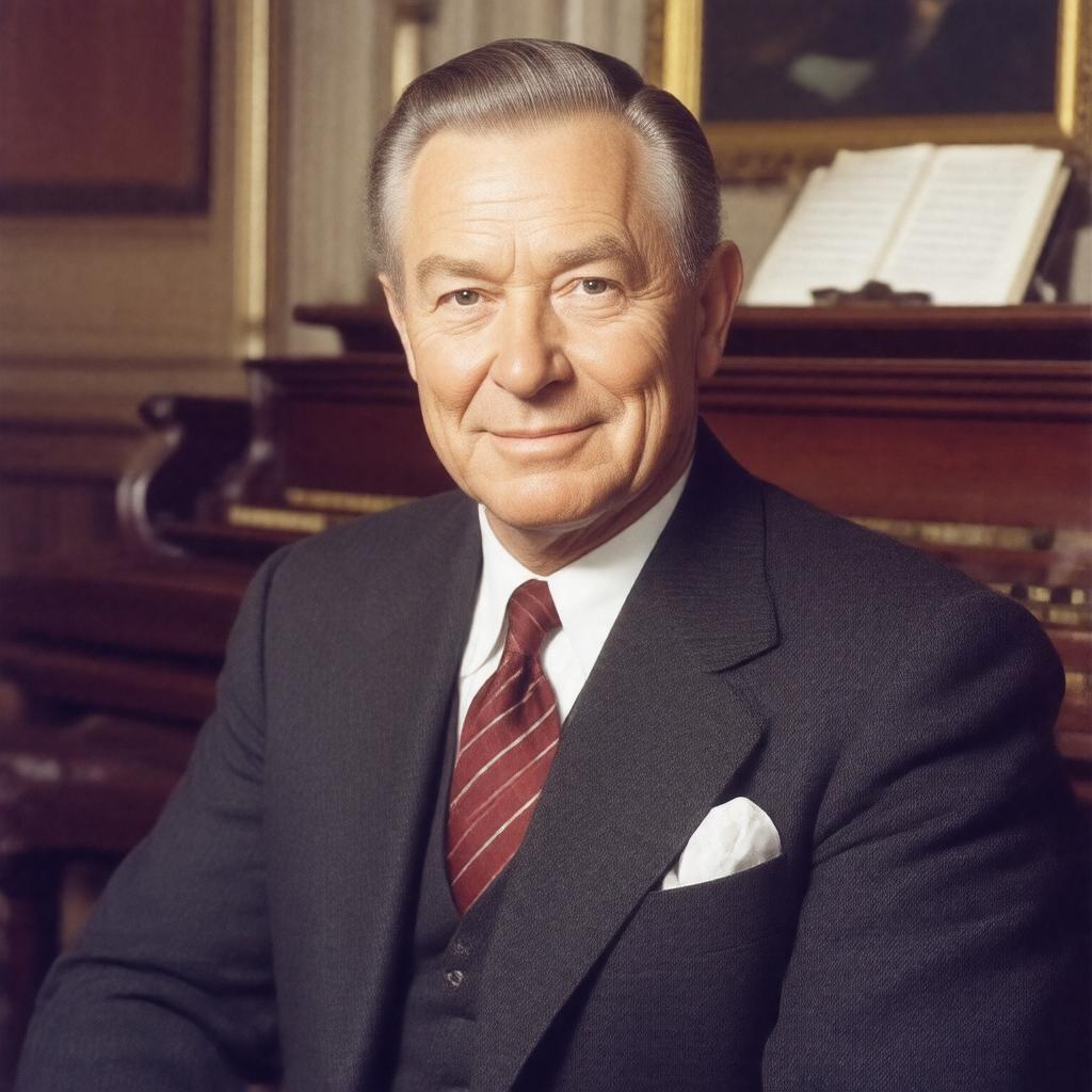 AI-created image of Noël Coward