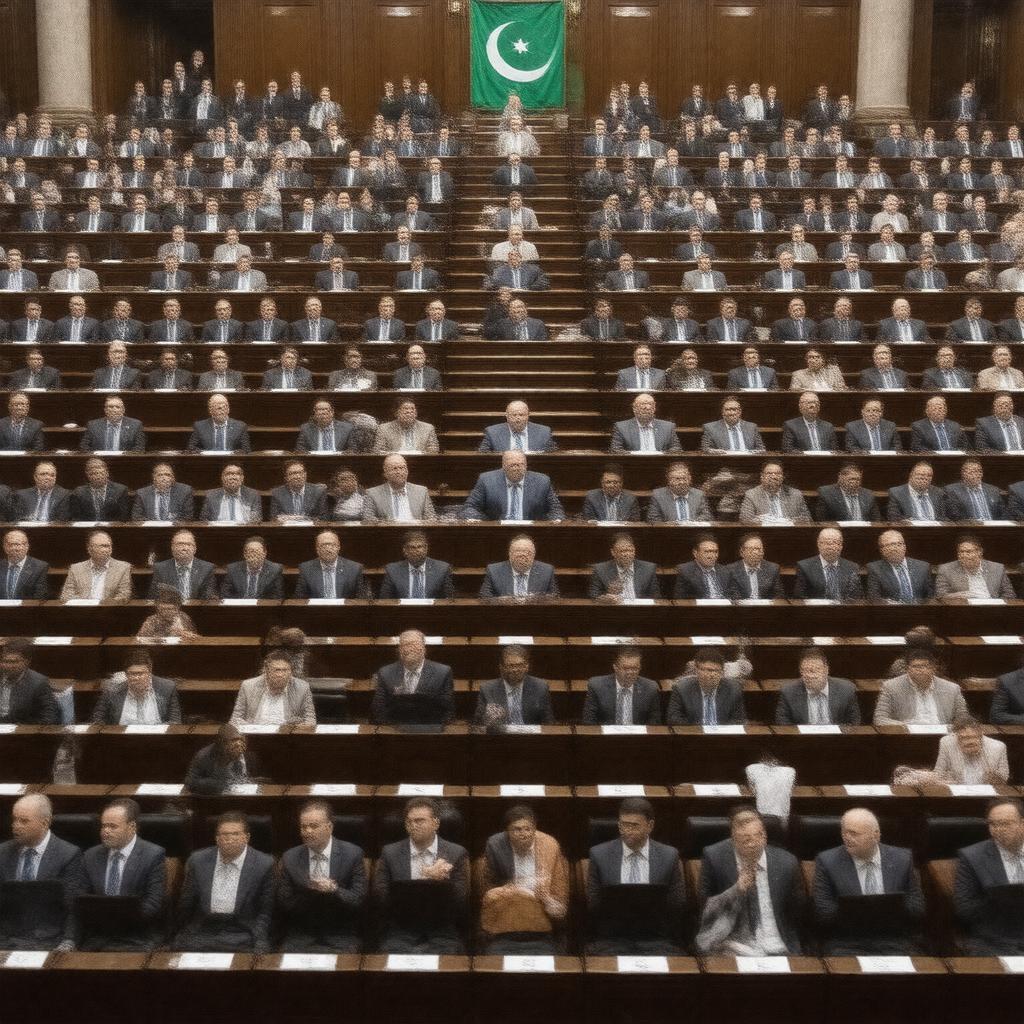 AI-created image of No-confidence motion 2022