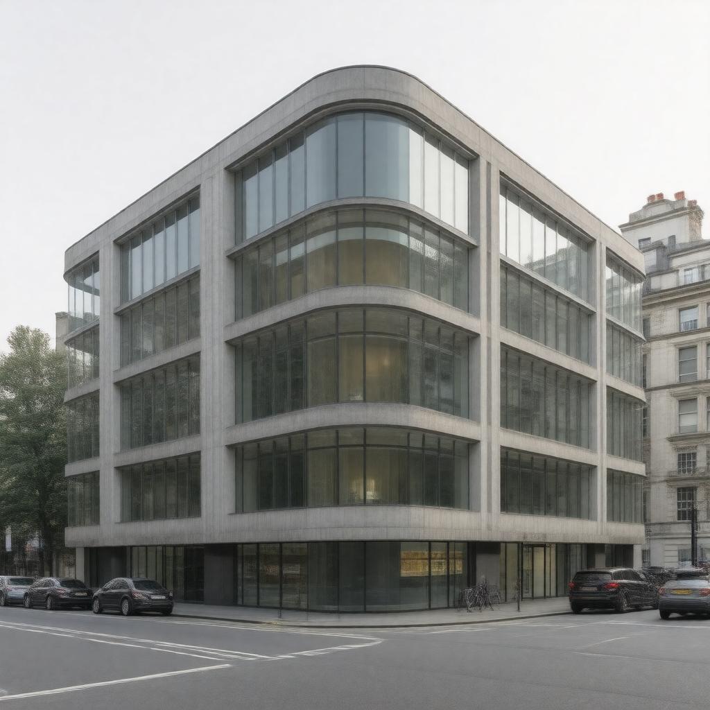 AI-created image of No. 100 Portman Square