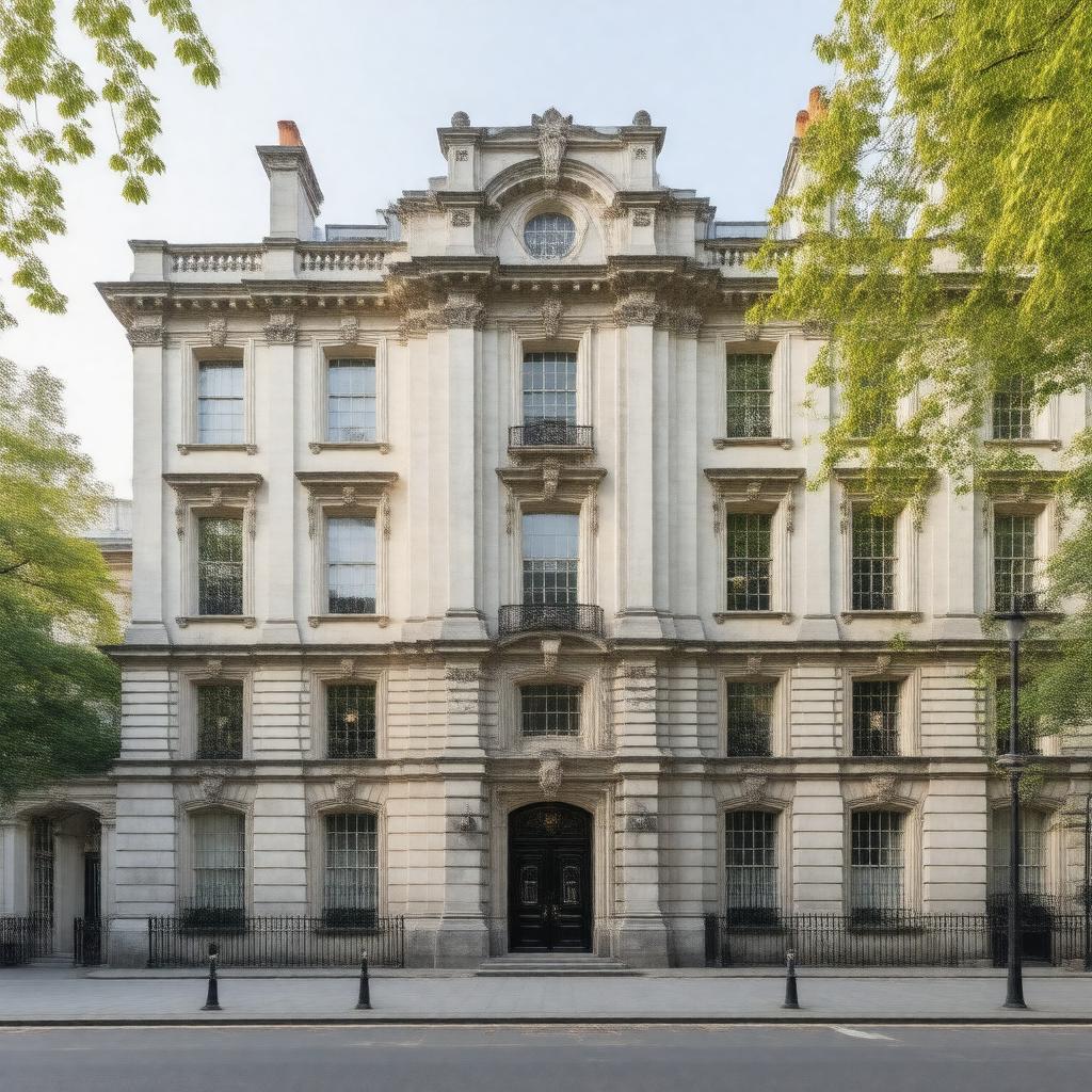 AI-created image of No. 105 Portman Square