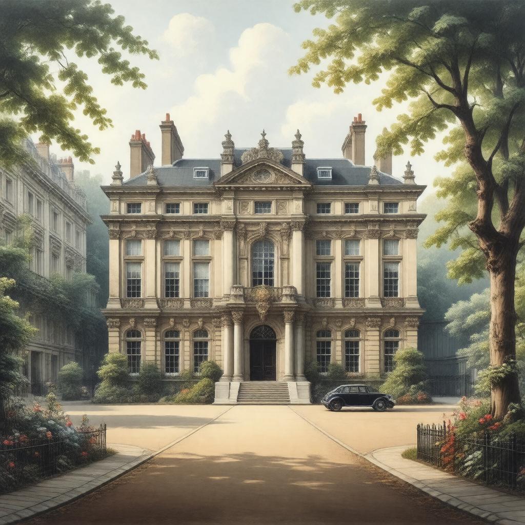 AI-created image of No. 107 Portman Square
