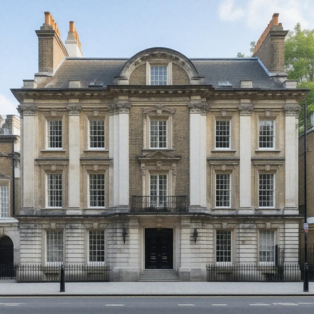 AI-created image of No. 108 Portman Square