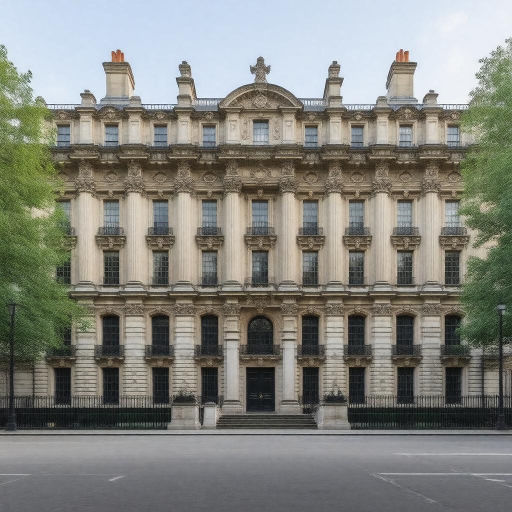 AI-created image of No. 110 Portman Square