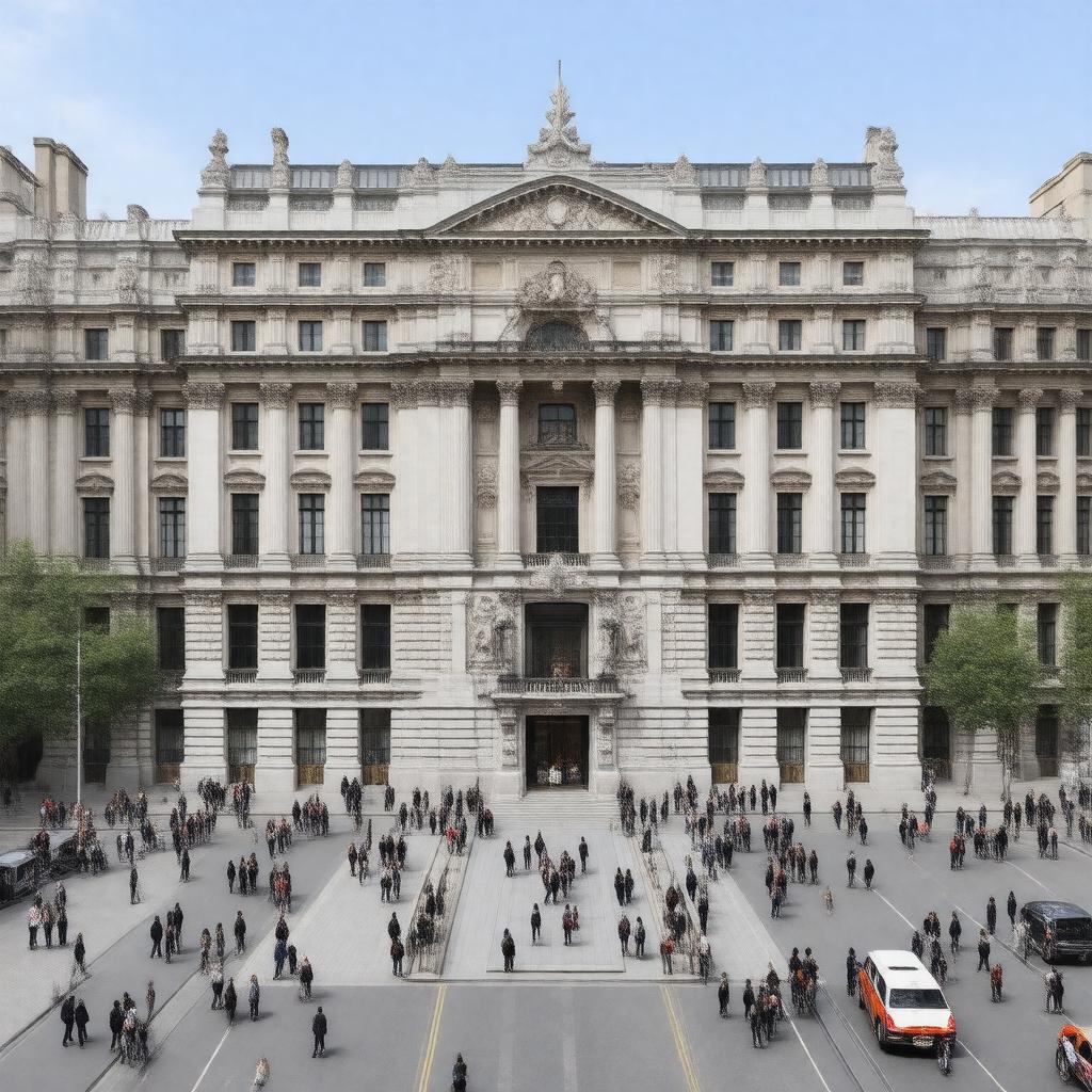 AI-created image of No. 113 Portman Square