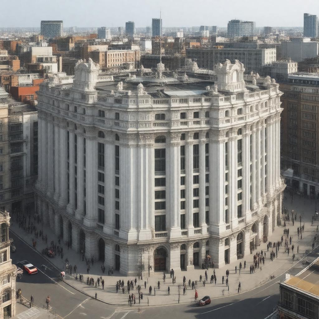 AI-created image of No. 115 Portman Square