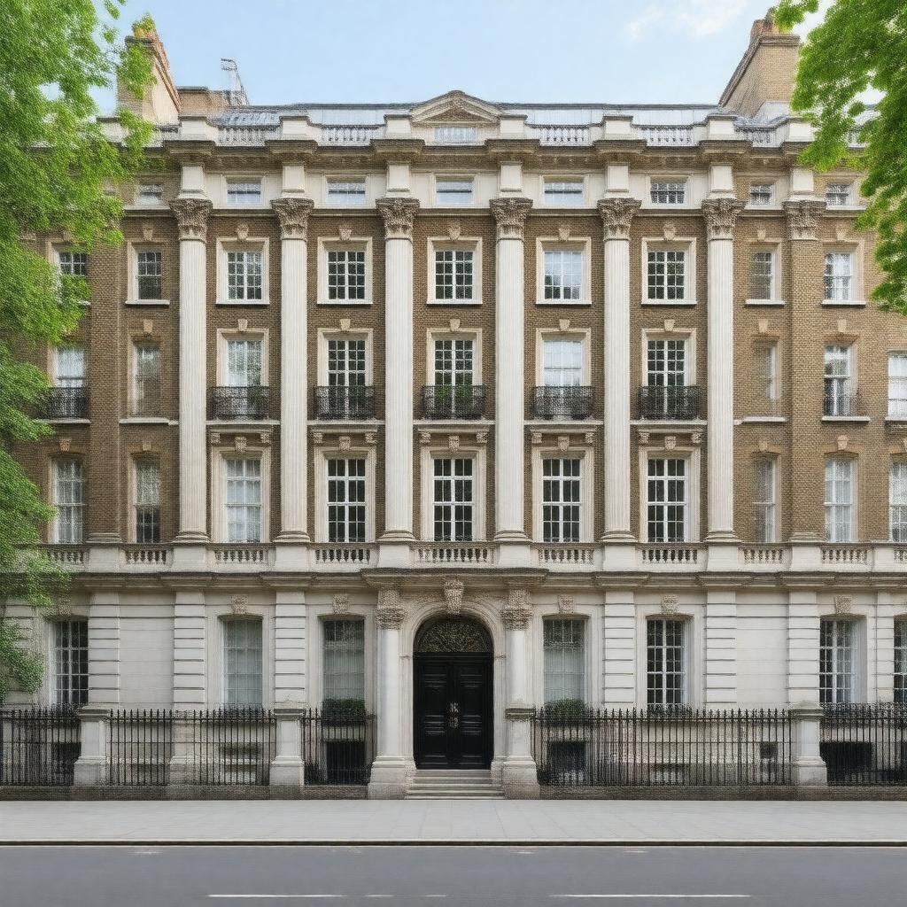 AI-created image of No. 116 Portman Square