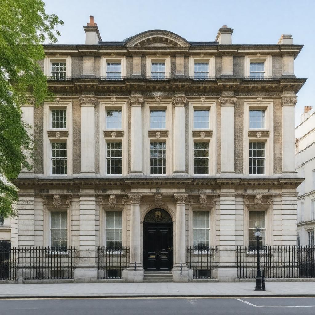 AI-created image of No. 117 Portman Square