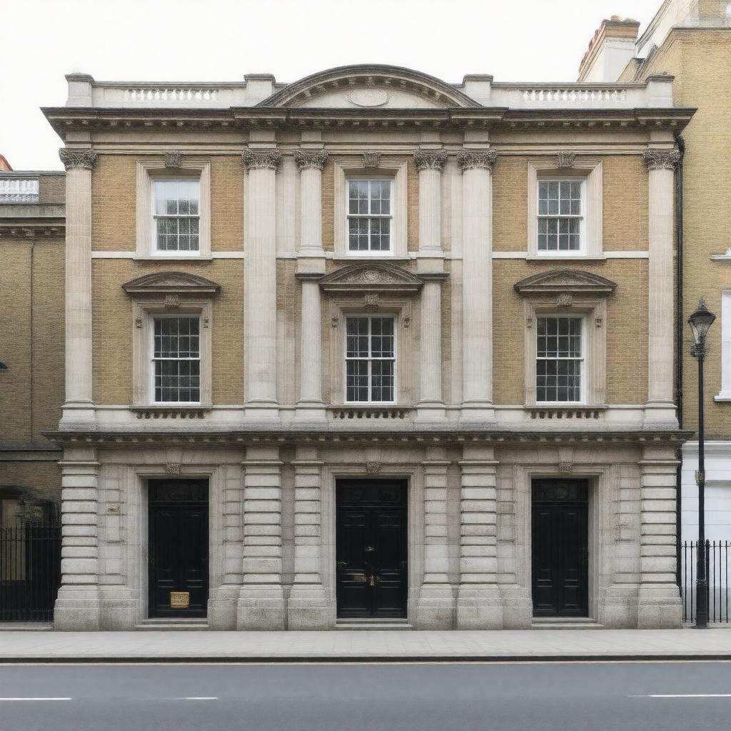 AI-created image of No. 118 Portman Square