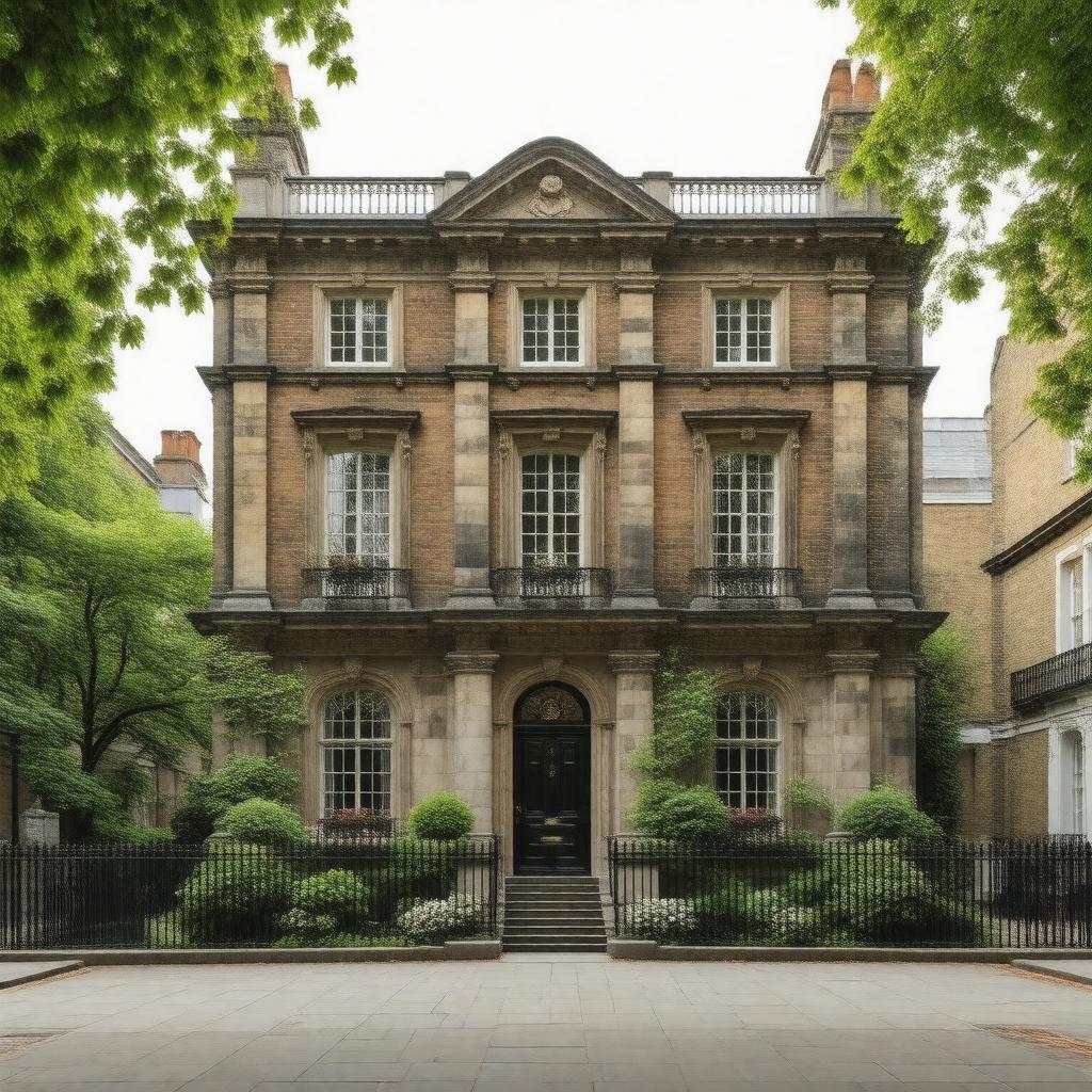 AI-created image of No. 18 Soho Square