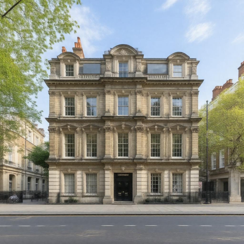 AI-created image of No. 19 Soho Square