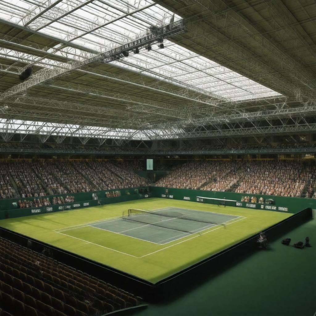 AI-created image of No. 1 Court