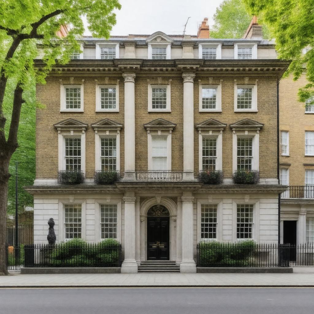 AI-created image of No. 21 Soho Square