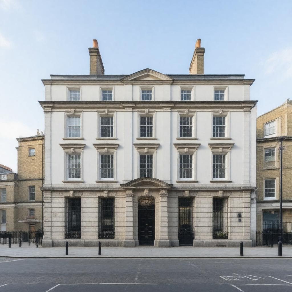 AI-created image of No. 23 Soho Square