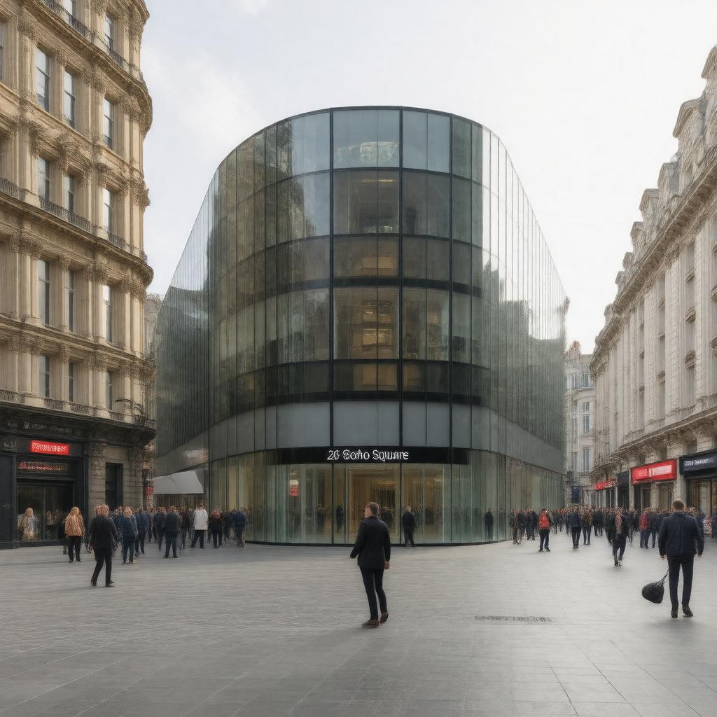 AI-created image of No. 26 Soho Square