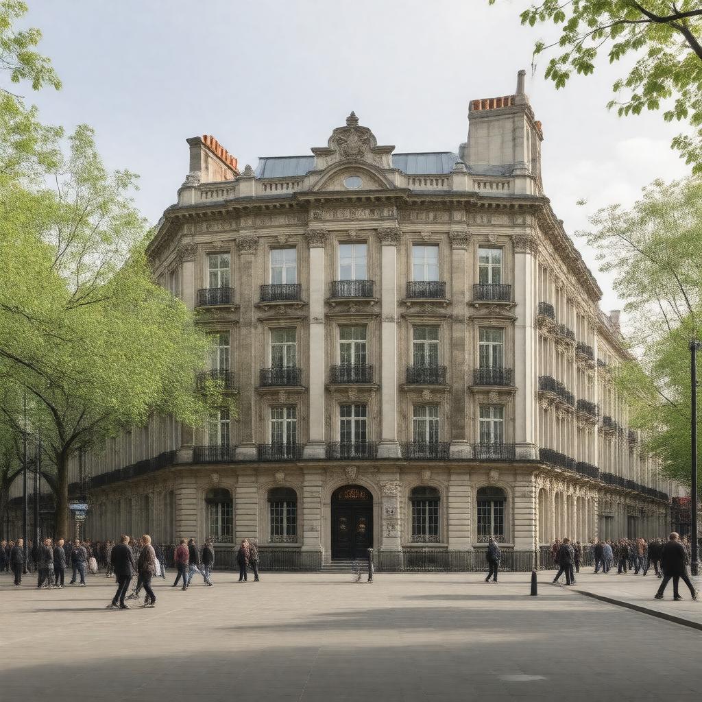 AI-created image of No. 28 Soho Square