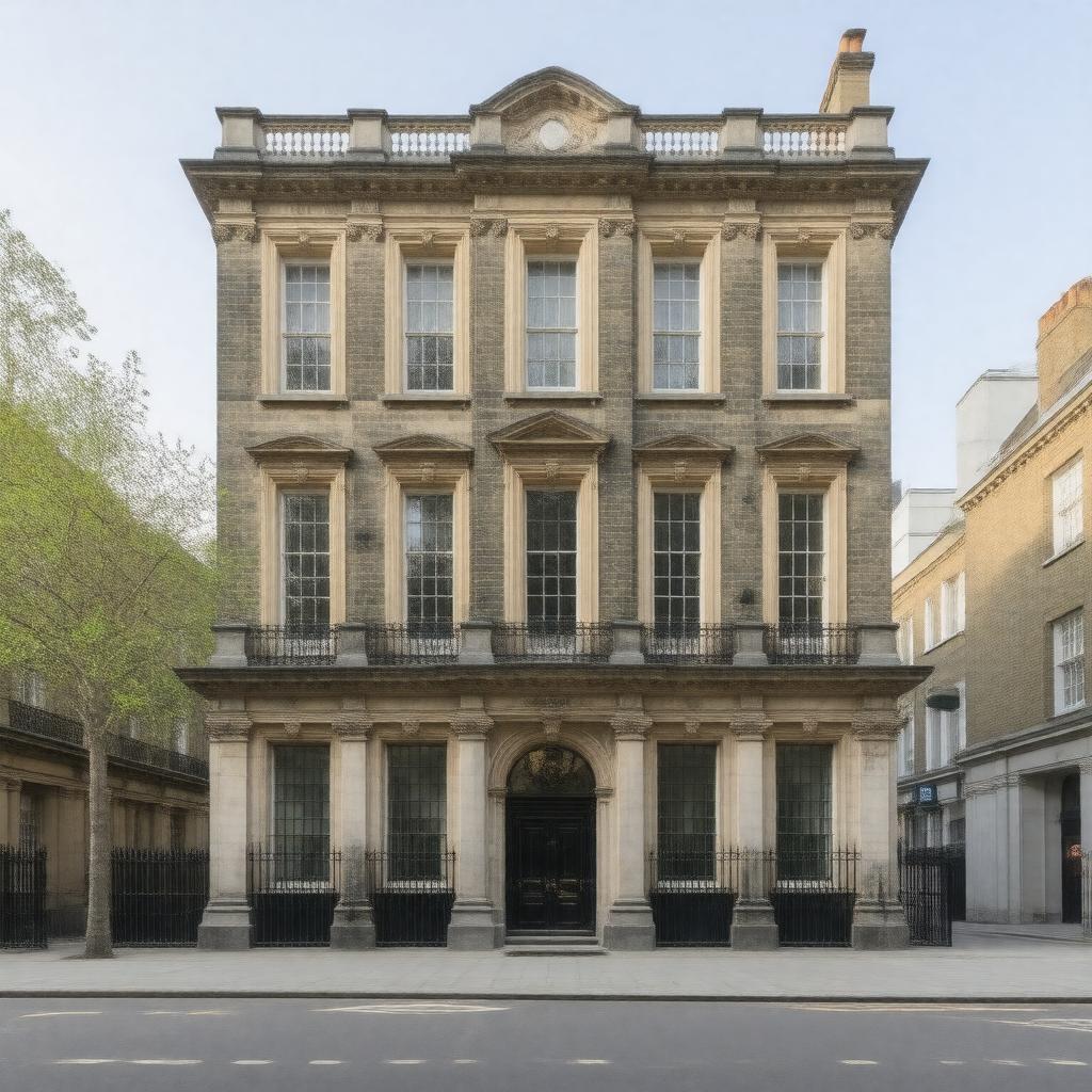 AI-created image of No. 29 Soho Square