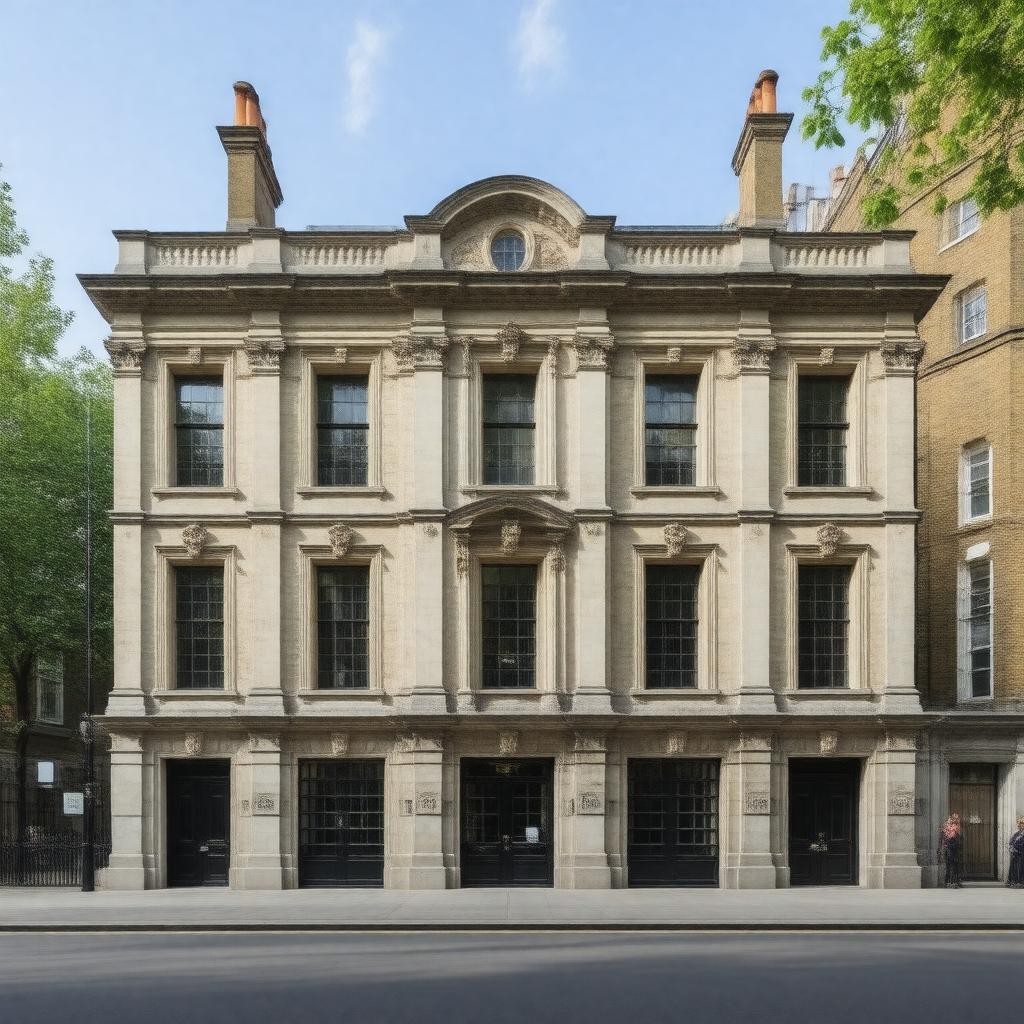 AI-created image of No. 38 Soho Square