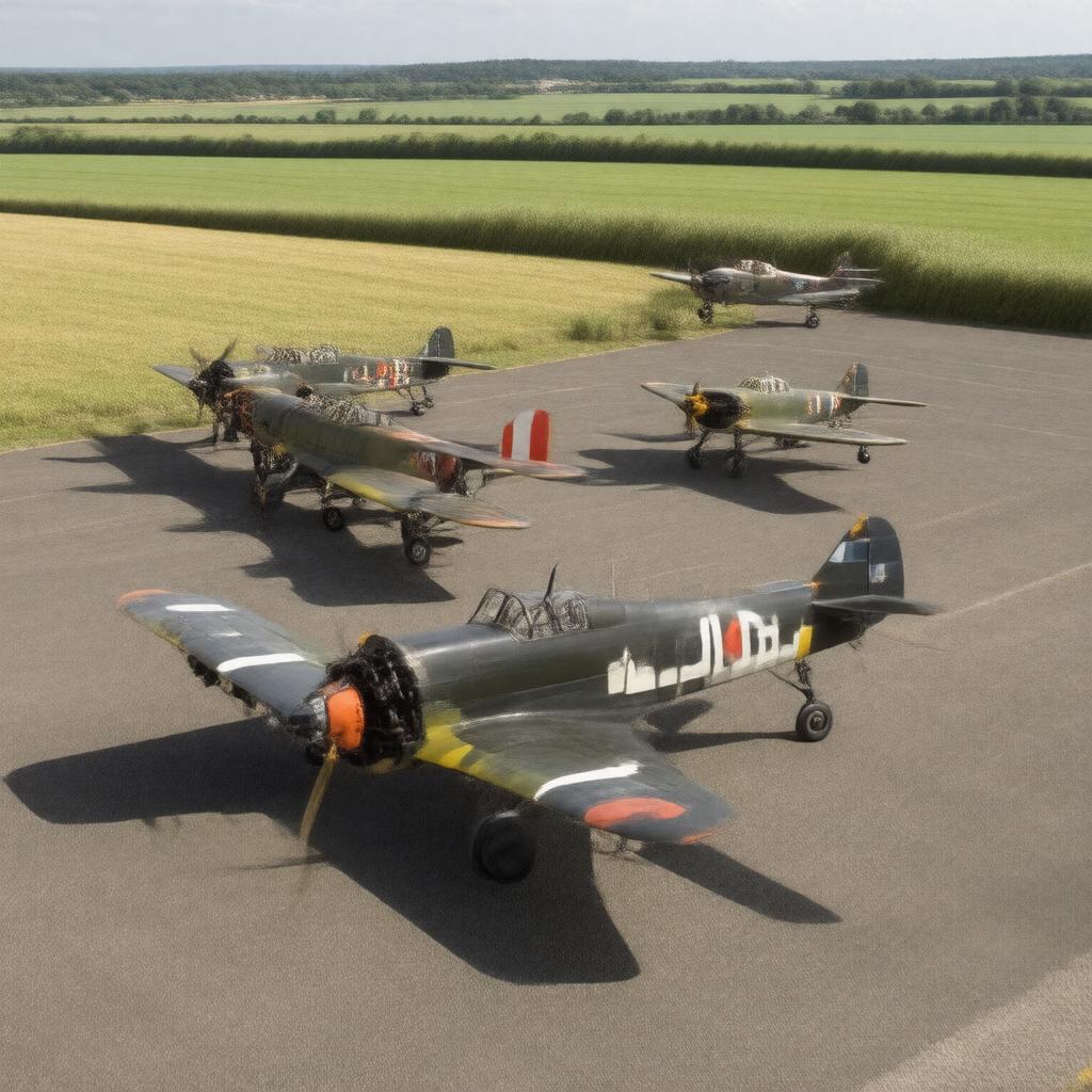 AI-created image of No. 3 Flying Training School