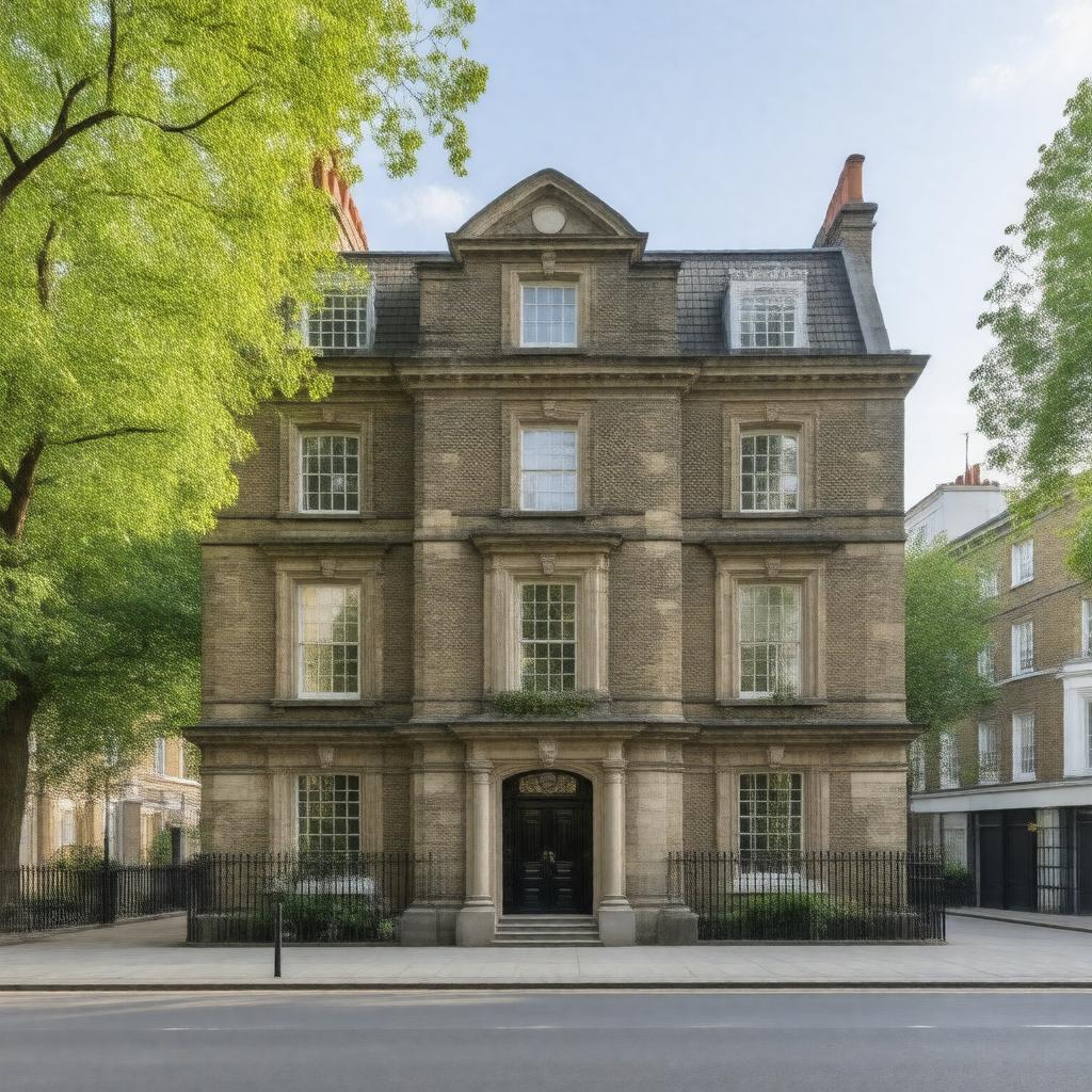 AI-created image of No. 3 Soho Square