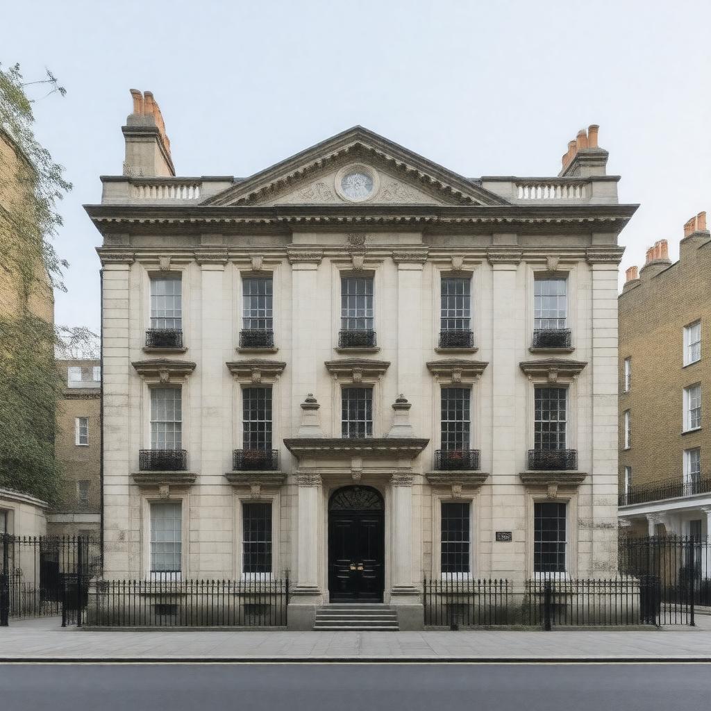 AI-created image of No. 41 Portman Square