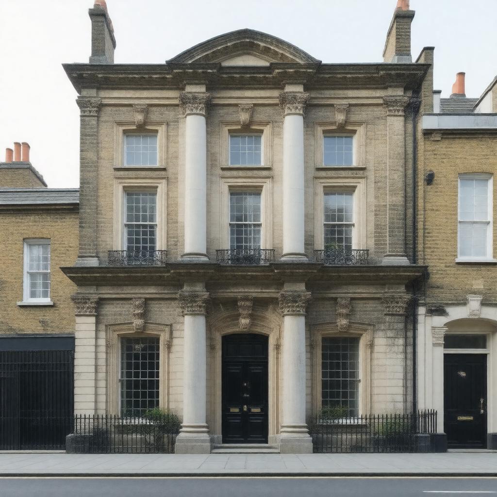 AI-created image of No. 41 Soho Square