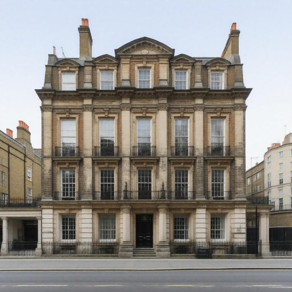 AI-created image of No. 42 Soho Square