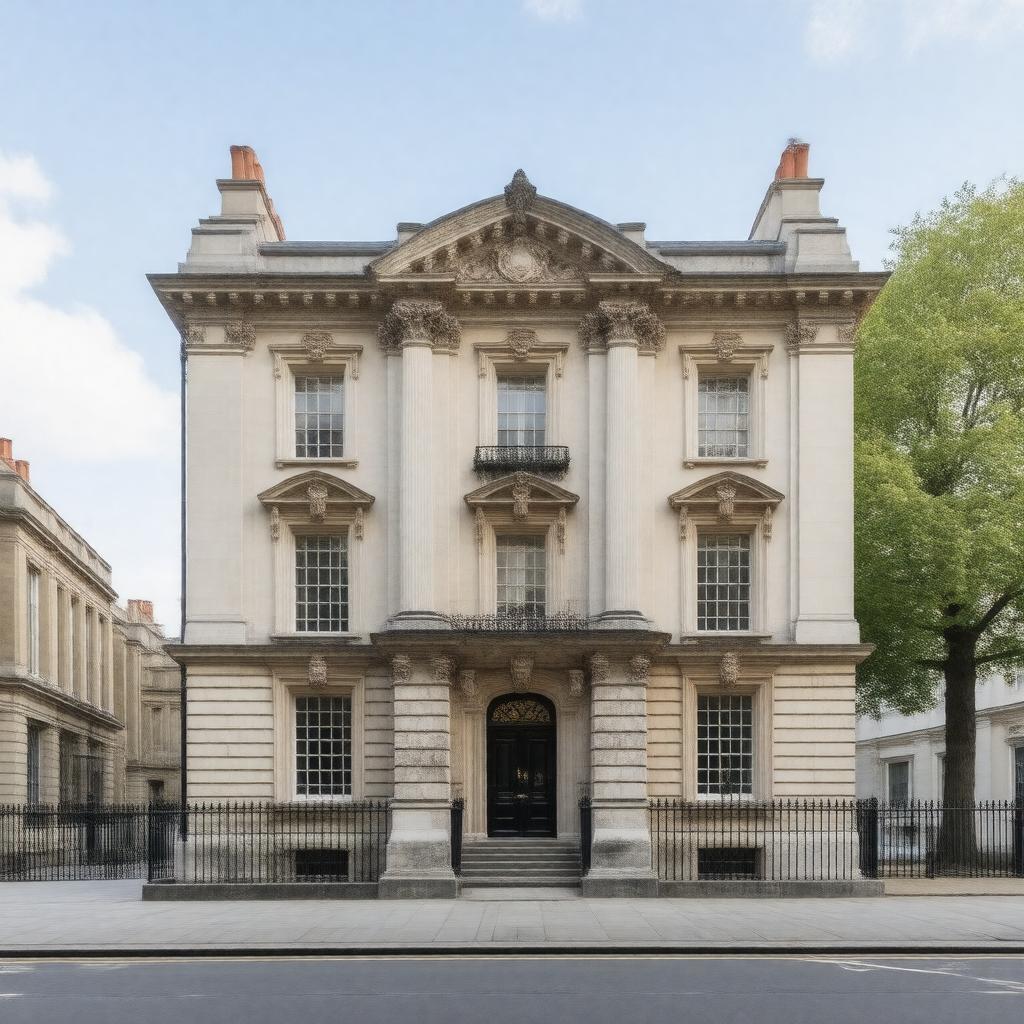 AI-created image of No. 43 Portman Square