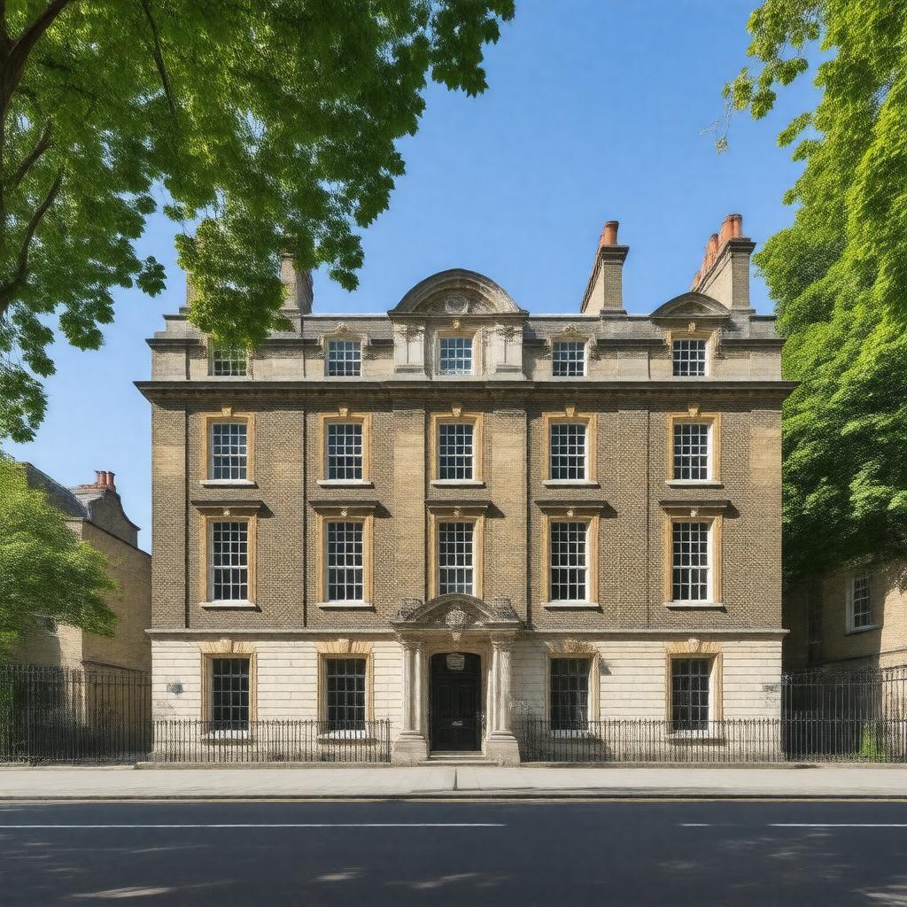 AI-created image of No. 43 Soho Square