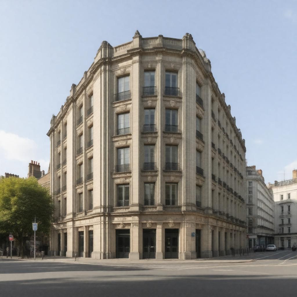 AI-created image of No. 46 Soho Square