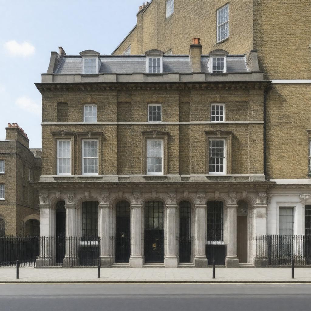 AI-created image of No. 48 Soho Square