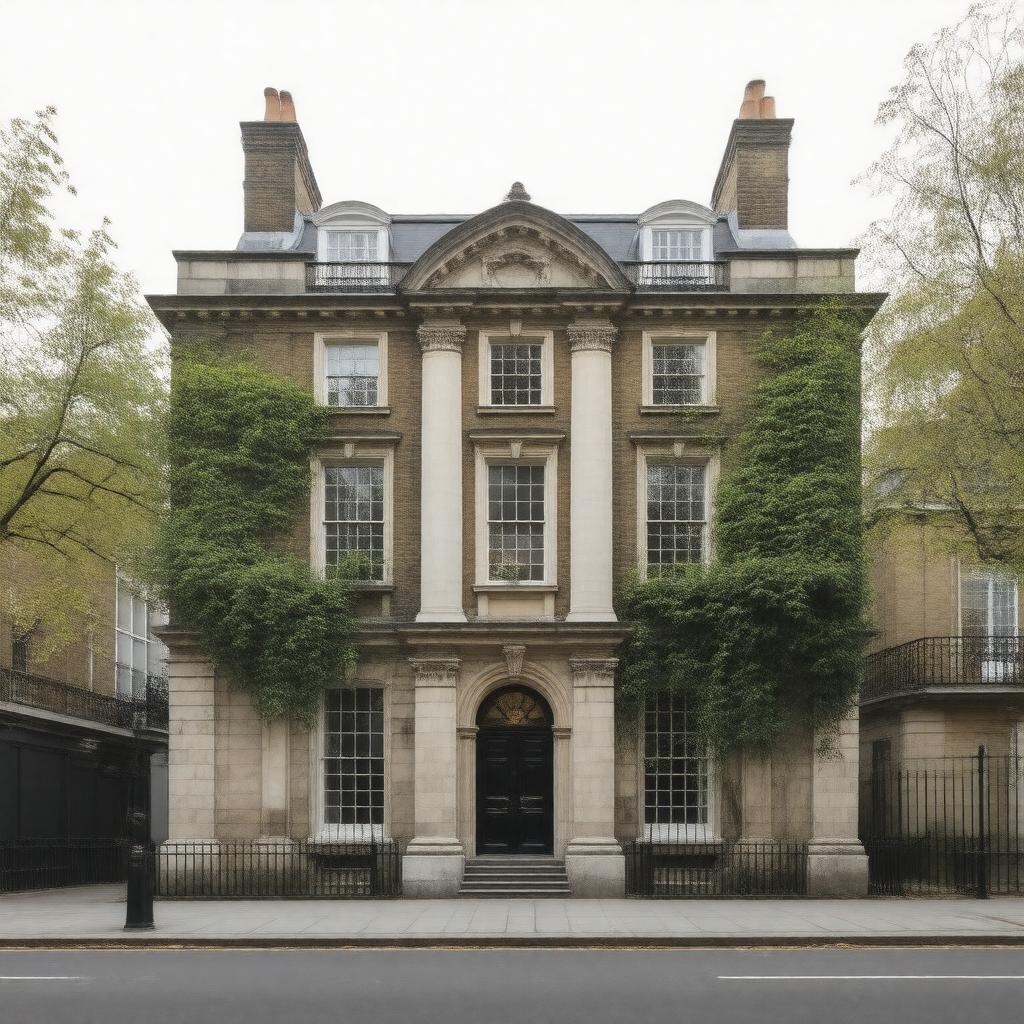 AI-created image of No. 49 Soho Square