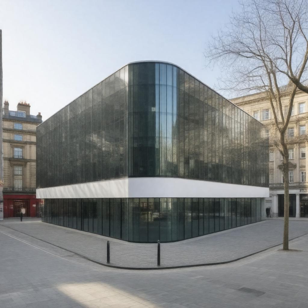 AI-created image of No. 51 Soho Square