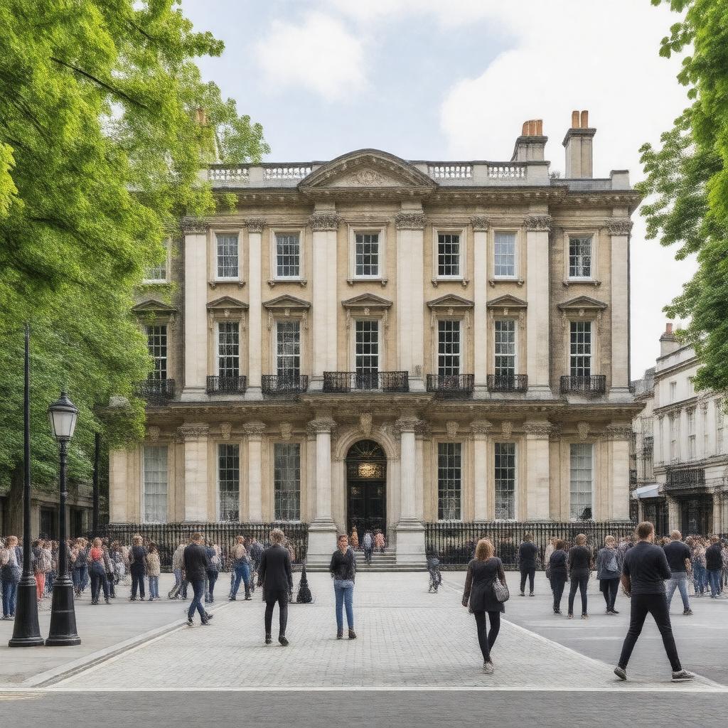 AI-created image of No. 52 Portman Square