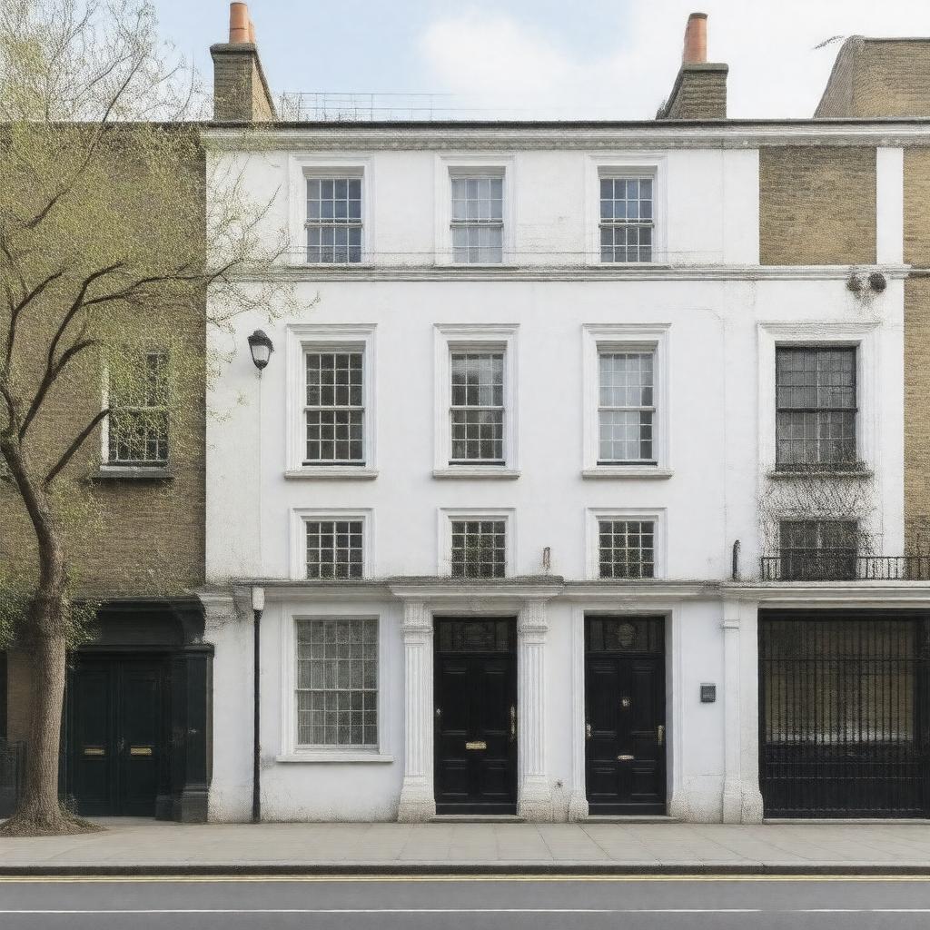 AI-created image of No. 52 Soho Square