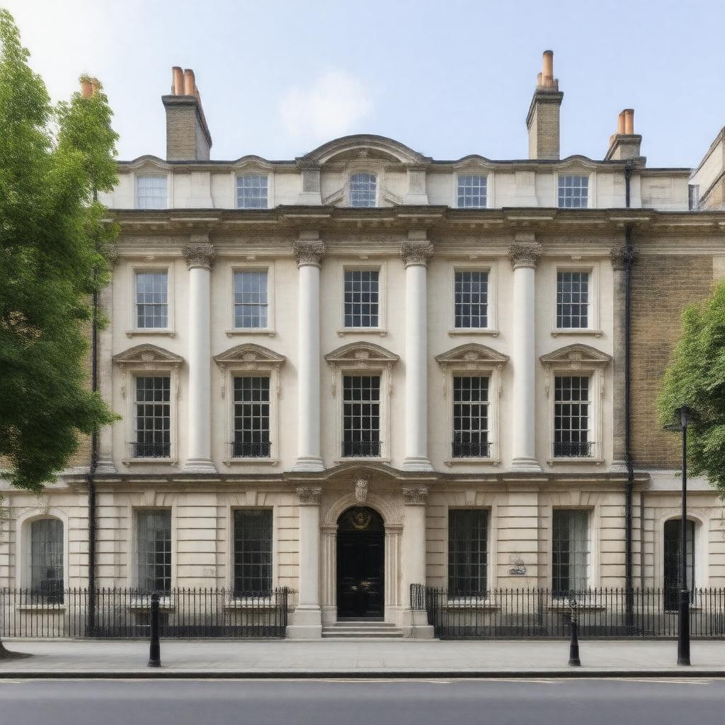 AI-created image of No. 53 Portman Square