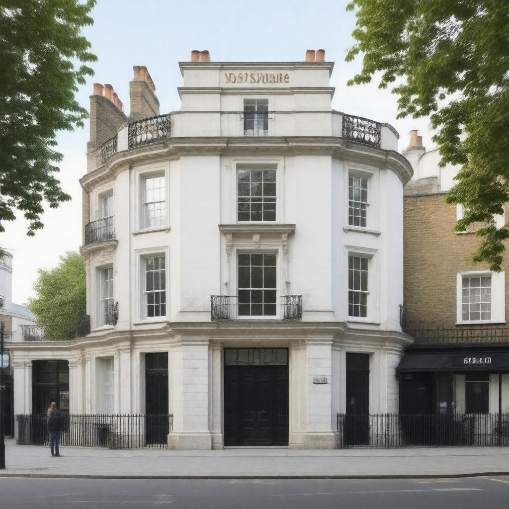 AI-created image of No. 53 Soho Square