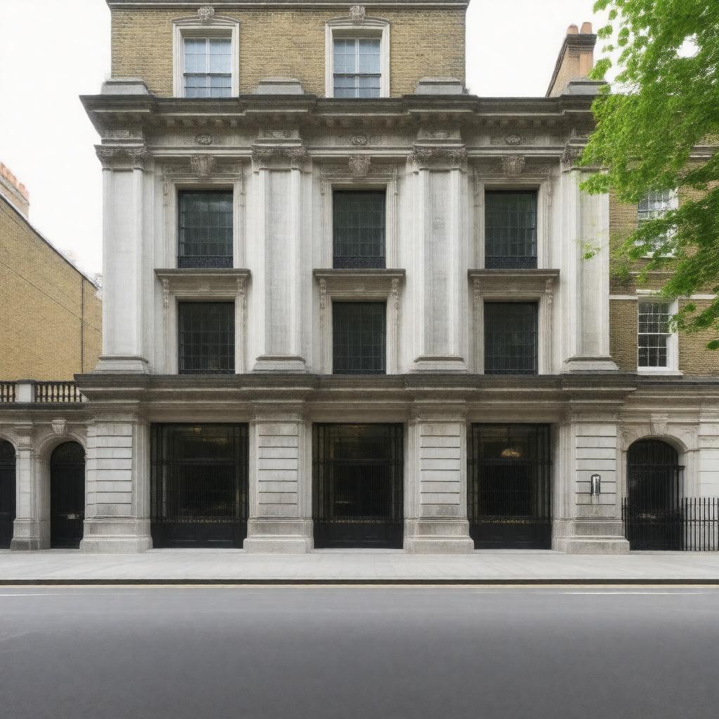 AI-created image of No. 54 Soho Square