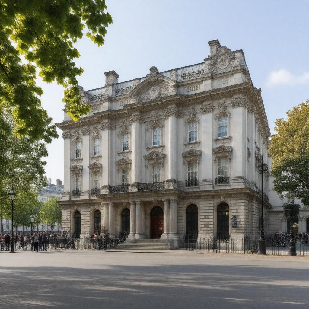 AI-created image of No. 55 Portman Square