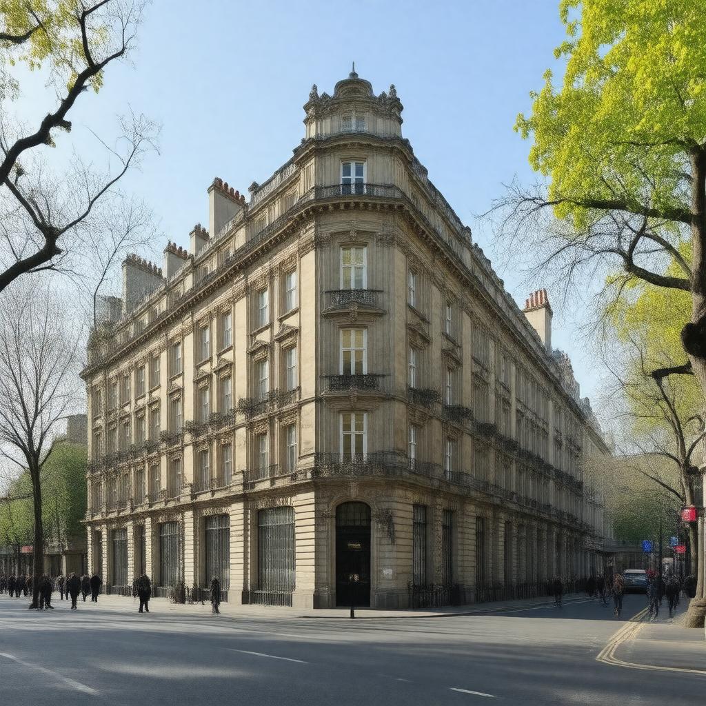 AI-created image of No. 55 Soho Square