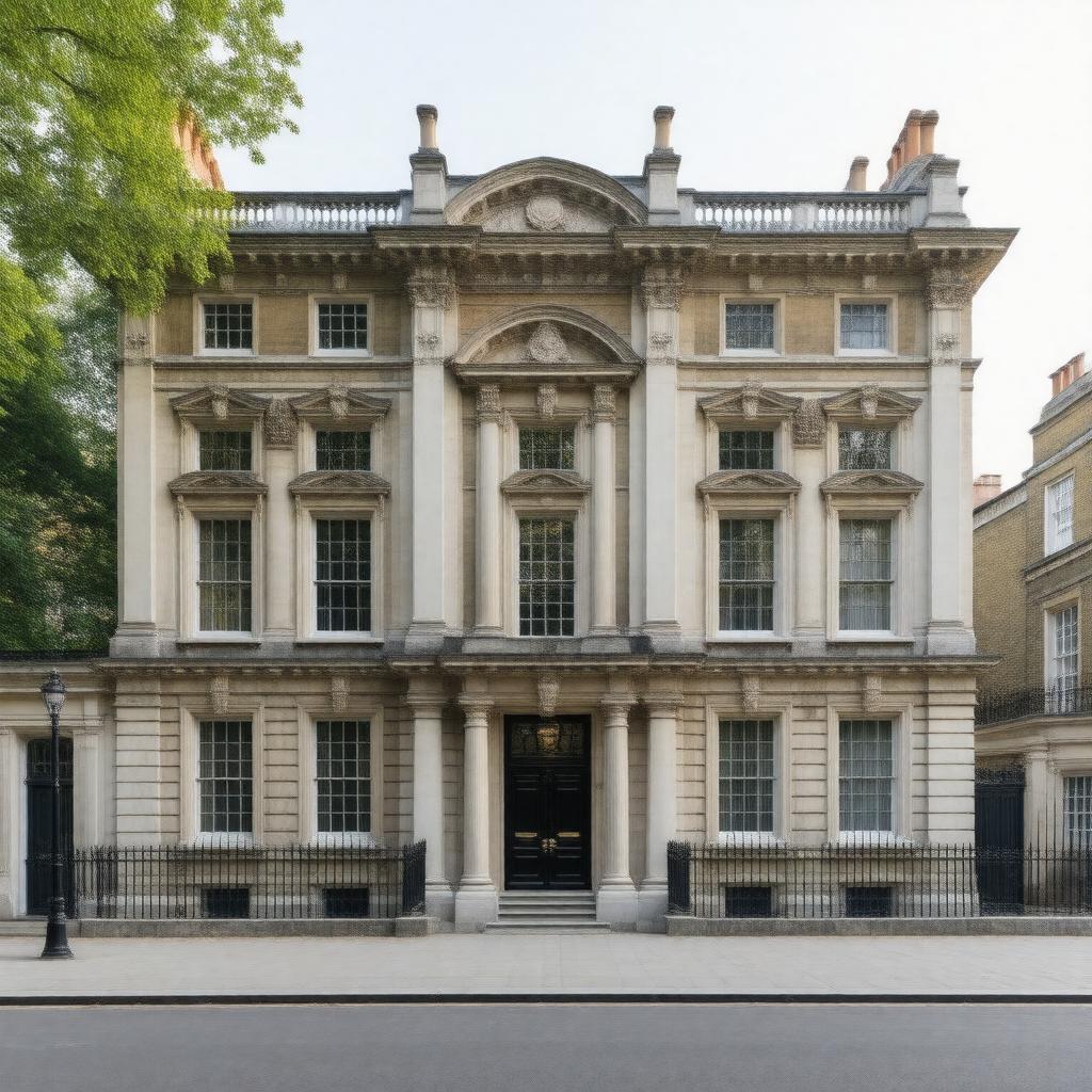 AI-created image of No. 57 Portman Square