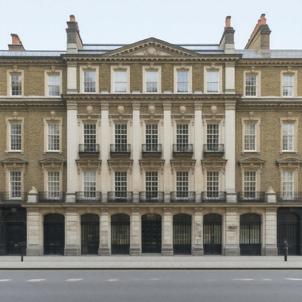 AI-created image of No. 61 Soho Square