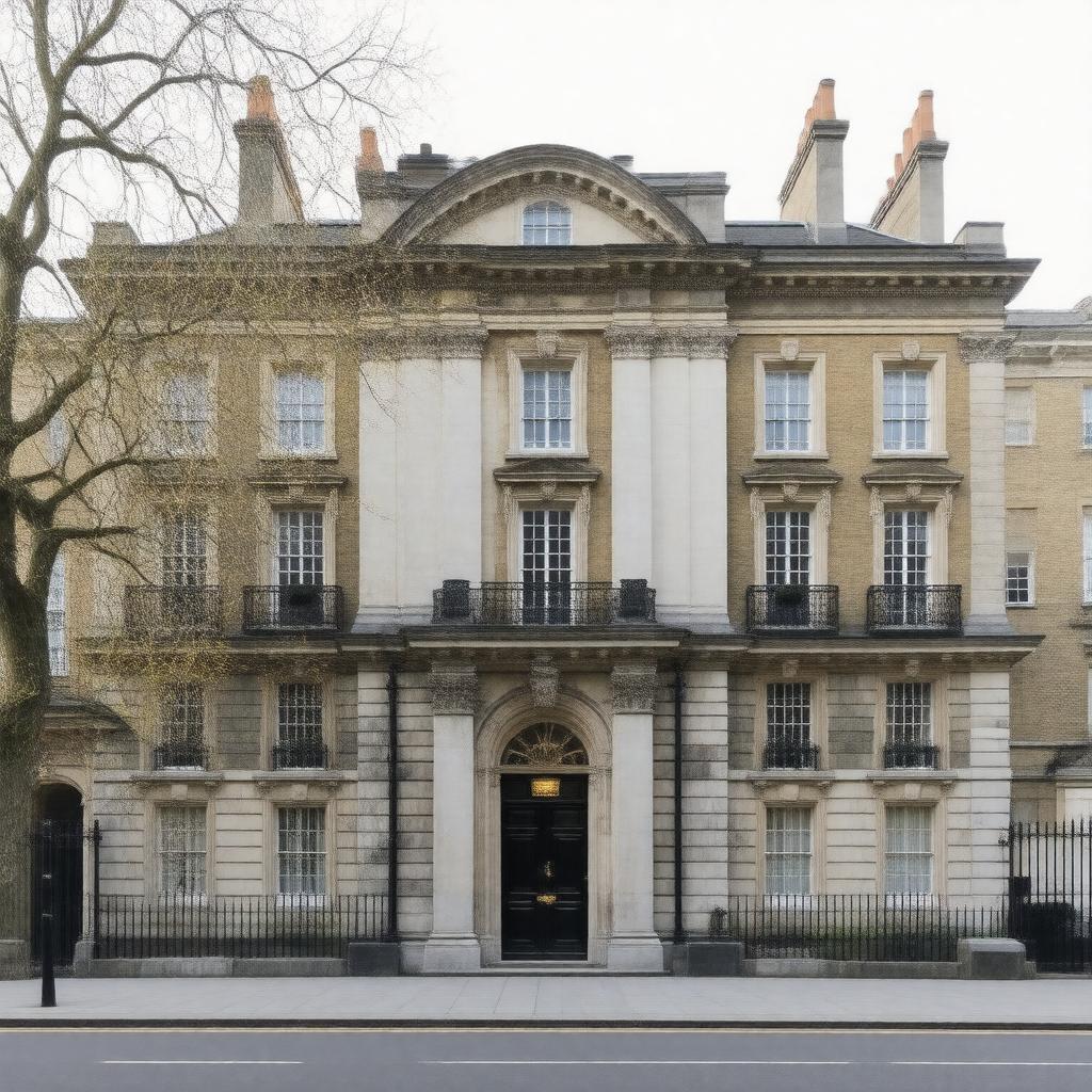 AI-created image of No. 62 Portman Square