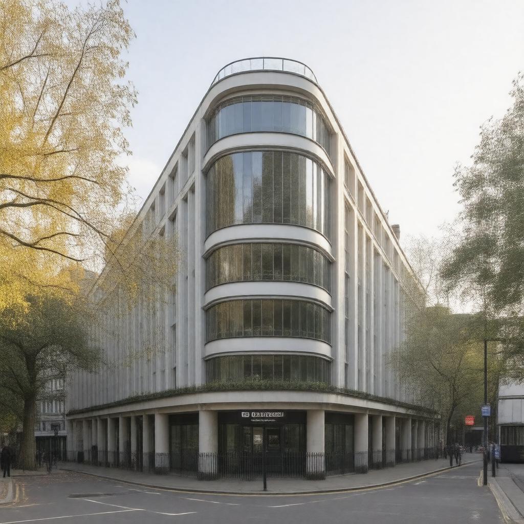 AI-created image of No. 62 Soho Square