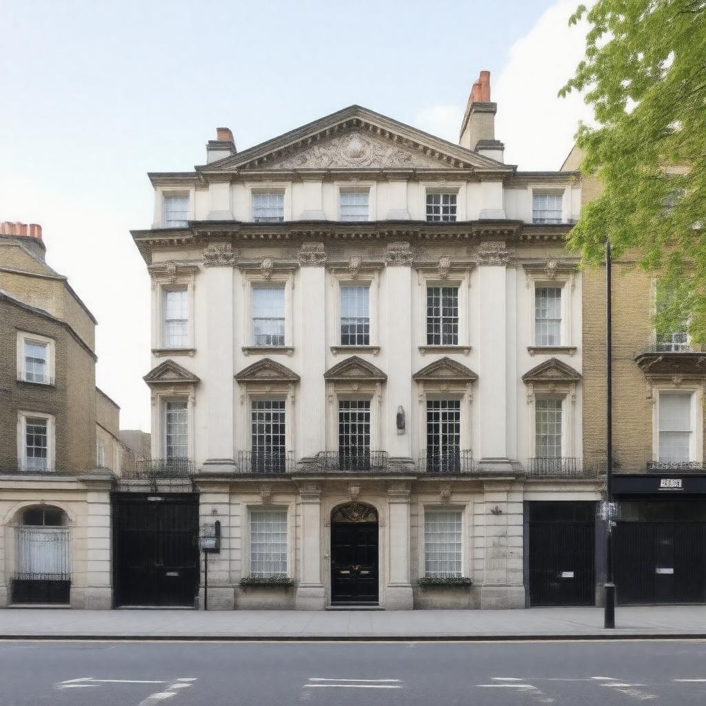 AI-created image of No. 63 Soho Square