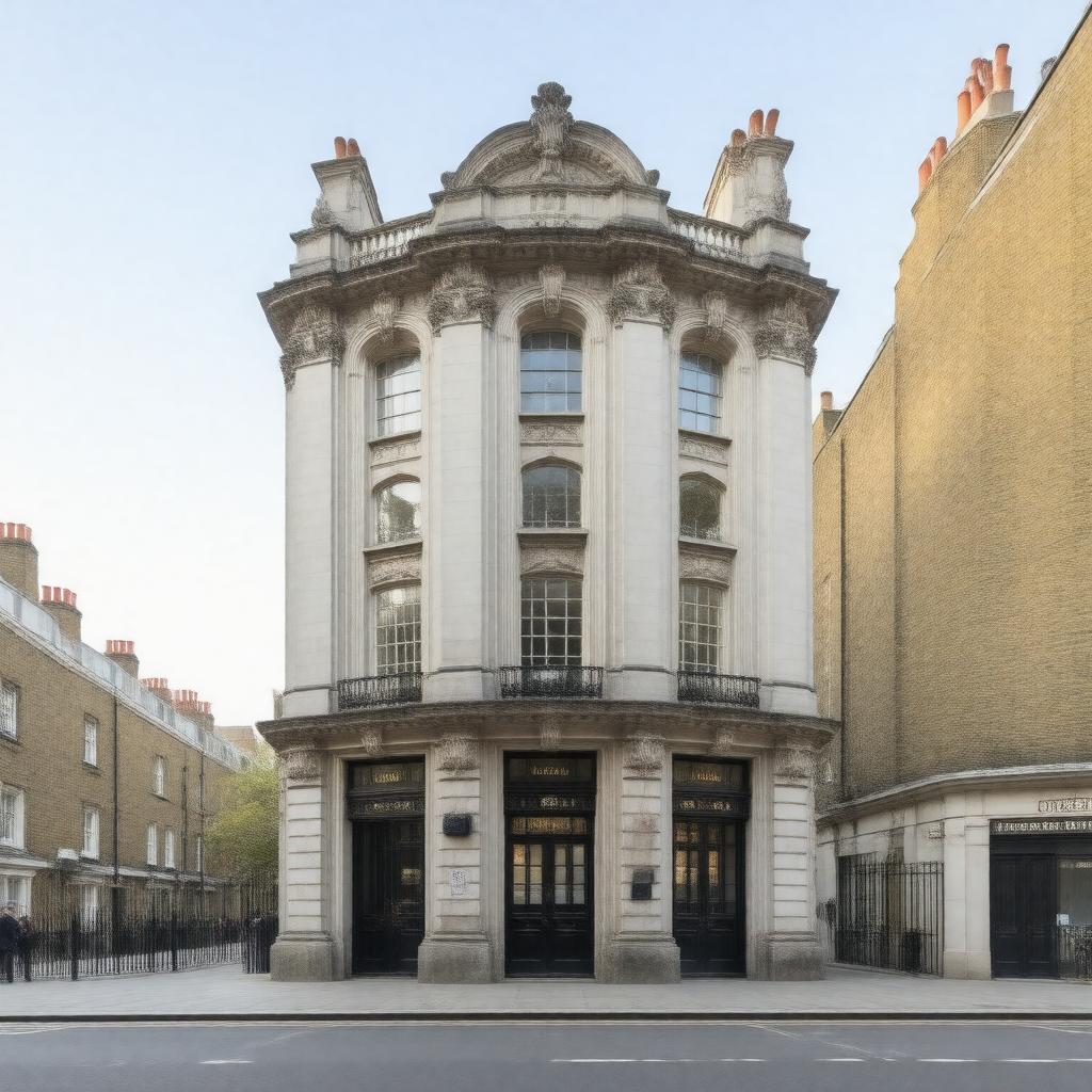 AI-created image of No. 66 Soho Square