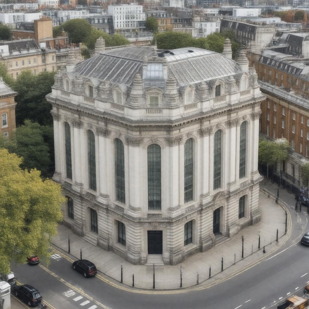 AI-created image of No. 67 Portman Square