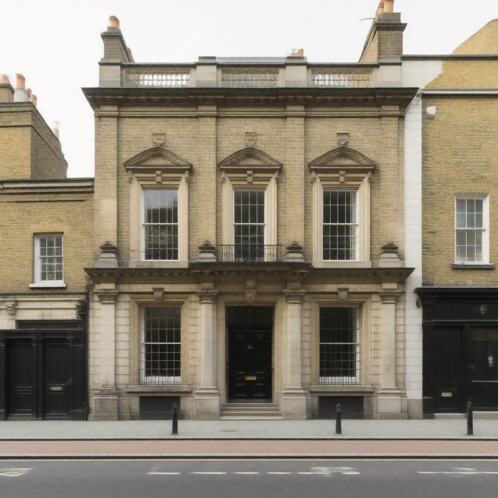 AI-created image of No. 67 Soho Square