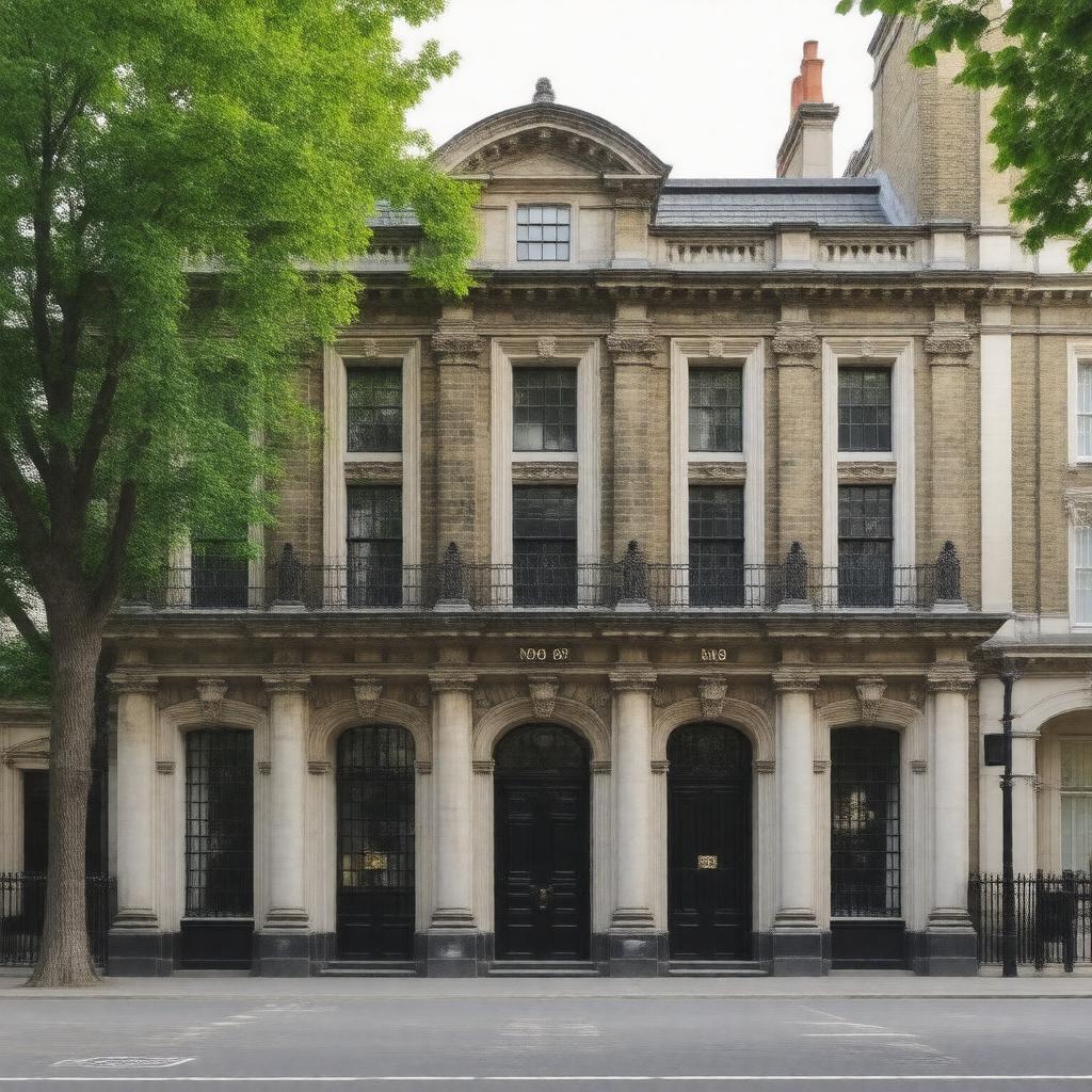 AI-created image of No. 69 Soho Square