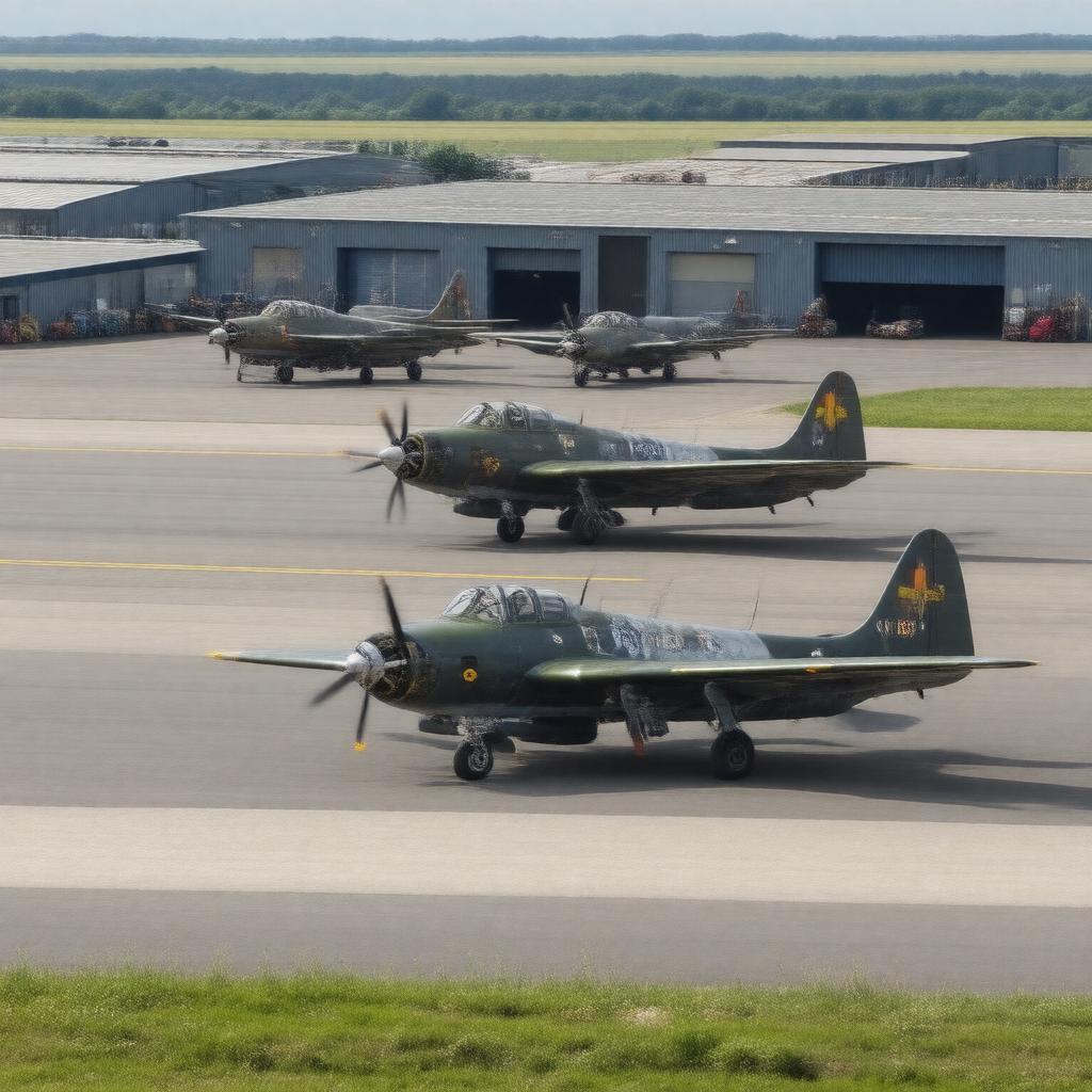 AI-created image of No. 6 Flying Training School