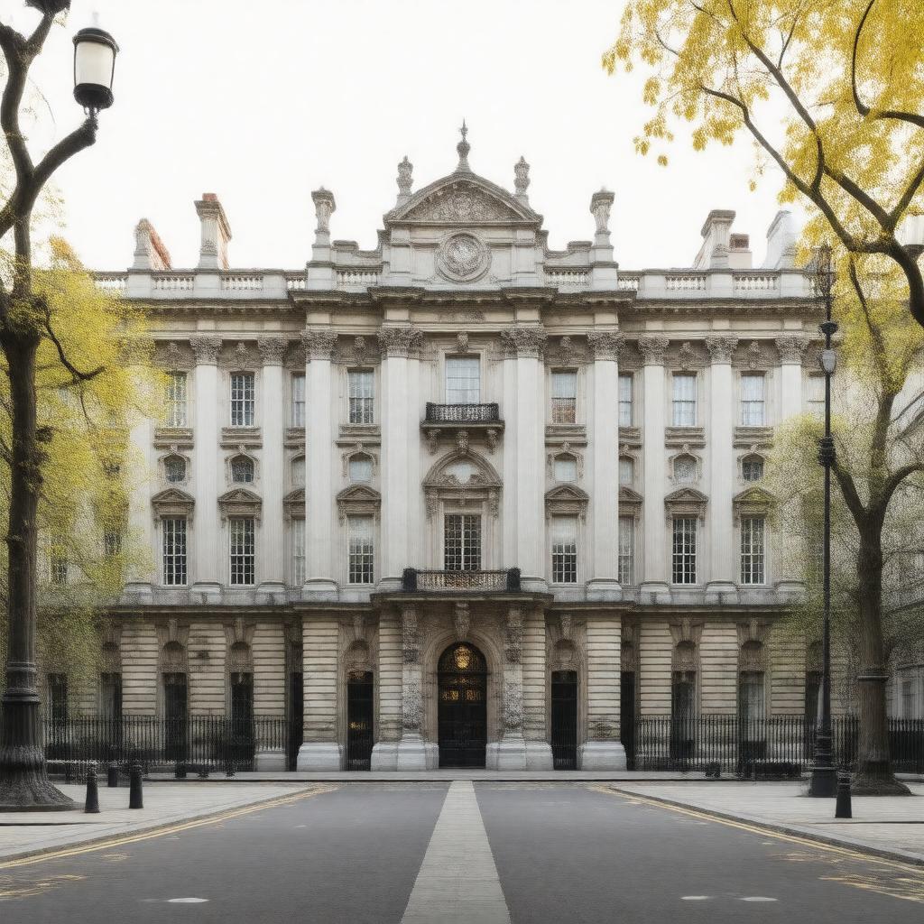 AI-created image of No. 70 Portman Square